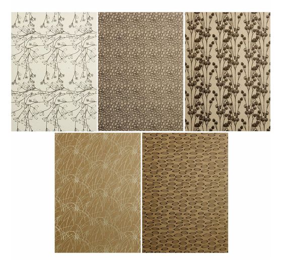 Bloc de papier &agrave; motifs &laquo; In the Meadow &raquo;