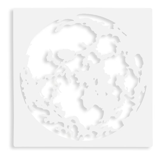 VBS Stencil "Moon", 30 x 30 cm