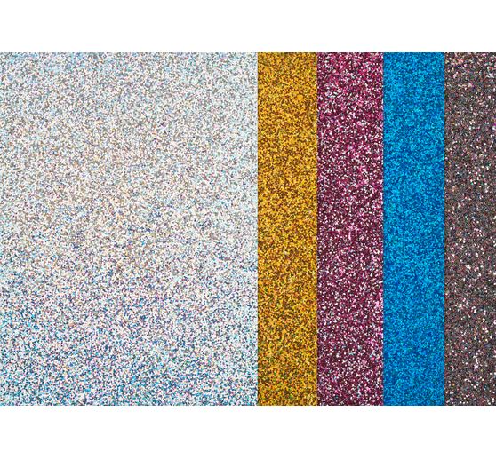 Papier cartonn&eacute; paillet&eacute; &laquo; Confetti &raquo;