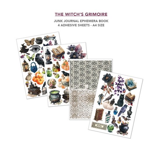 Ciao Bella Junk Journal & Ephemera Book "The Witch's Grimoire"