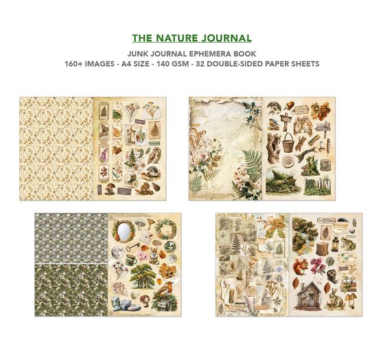 Ciao Bella Junk Journal & Ephemera Book "The Nature Journal"