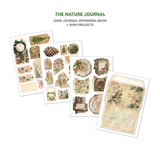 Ciao Bella Junk Journal & Ephemera Book "The Nature Journal"