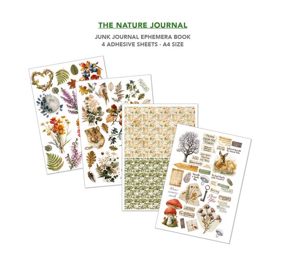 Ciao Bella Junk Journal & Ephemera Book "The Nature Journal"