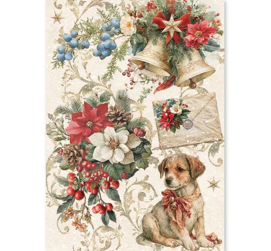 Ciao Bella motif straw silk assortment "Cozy Christmas", set of 8