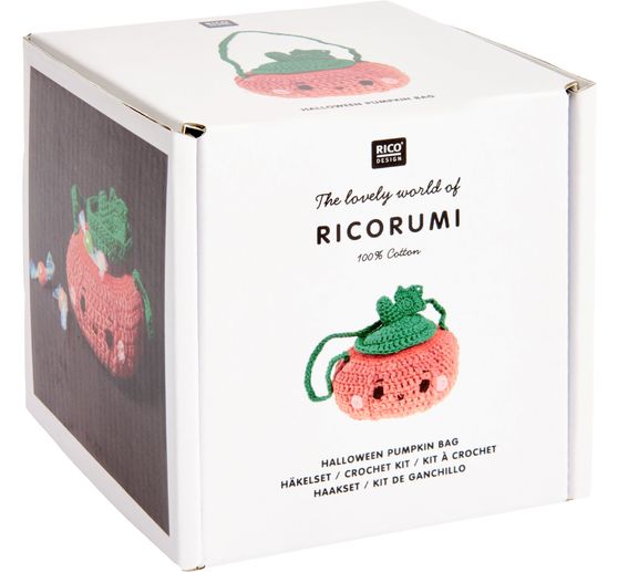 Kit de crochet Ricorumi &laquo; Halloween Pumpkin &raquo;