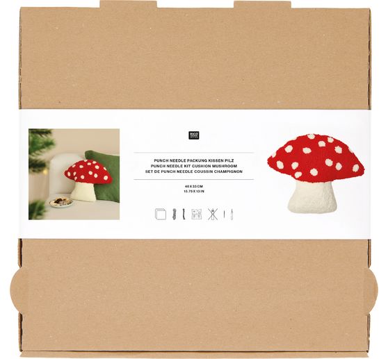 Kit punch needle &laquo; Champignon &raquo;