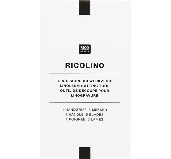 Gouge de linogravure Rico Design, 6 parties