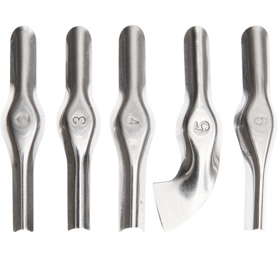 Rico Design replacement blades for linoleum cutting tool, 5 parts