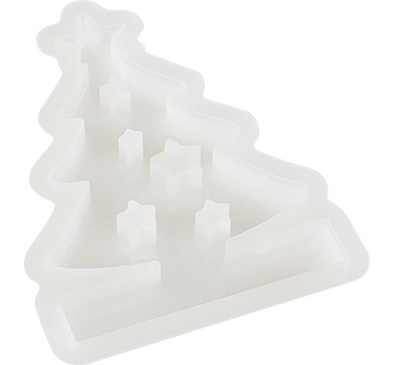 Moule en silicone VBS &laquo; Sapin &raquo; &agrave; bord embo&icirc;table