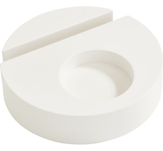 Moule en silicone VBS &laquo; Bougeoir pour bougie chauffe-plat - Rond &raquo; &agrave; bord embo&icirc;table