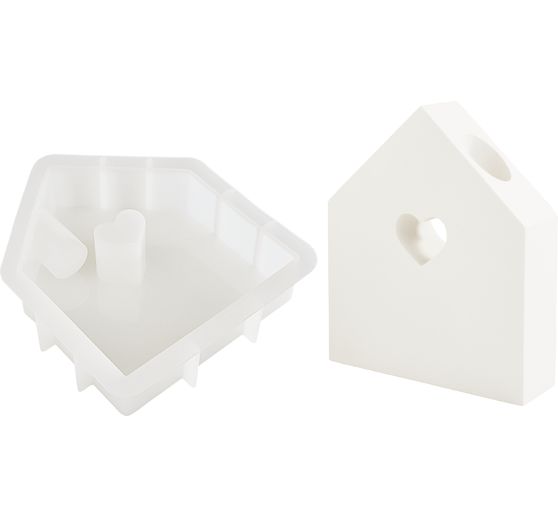 Moule en silicone VBS &laquo; Maison avec bougeoir &raquo;