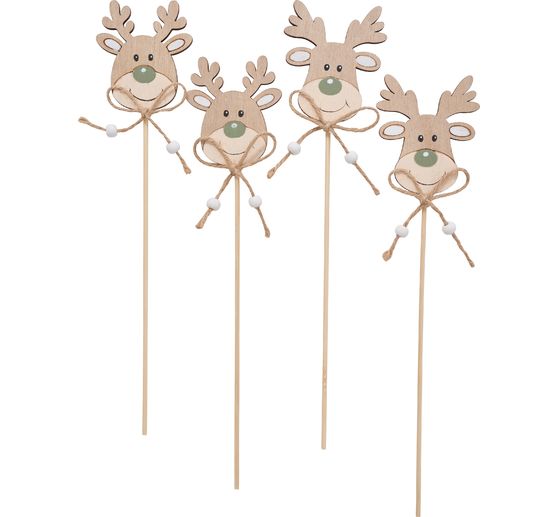 VBS Wooden plant picks &ldquo;Moose&rdquo;