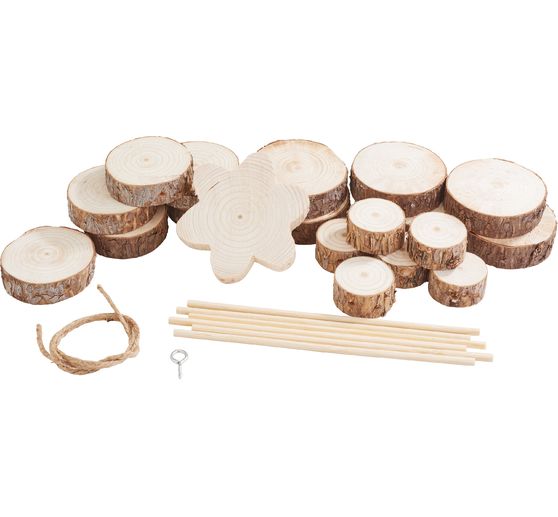 Kit cr&eacute;atif VBS &laquo; &Eacute;toile en bois &agrave; suspendre &raquo;