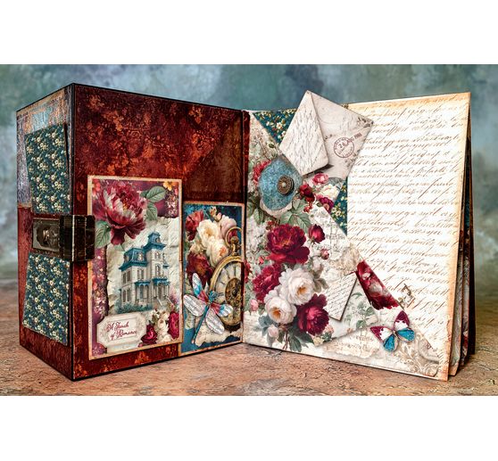 Papier scrapbooking Ciao Bella &laquo; Bohemian Burgundy &raquo;