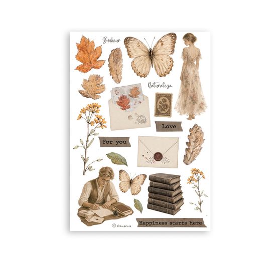 Washi pad Stamperia &laquo; Flowers and Poems &raquo;