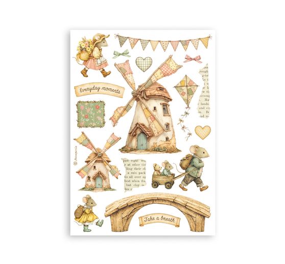 Washi pad Stamperia &laquo; Cozy Family &raquo;