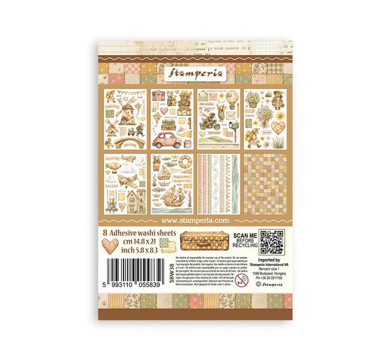 Washi pad Stamperia &laquo; Cozy Family &raquo;