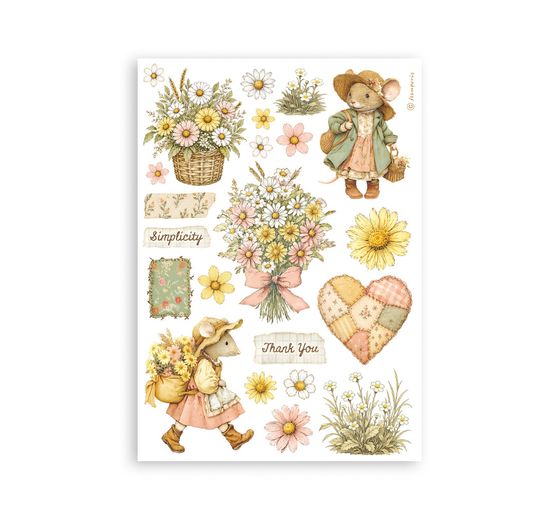 Washi pad Stamperia &laquo; Cozy Family &raquo;