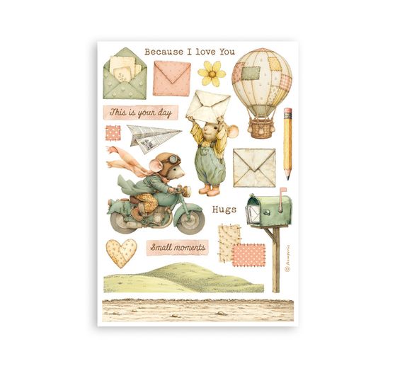 Washi pad Stamperia &laquo; Cozy Family &raquo;