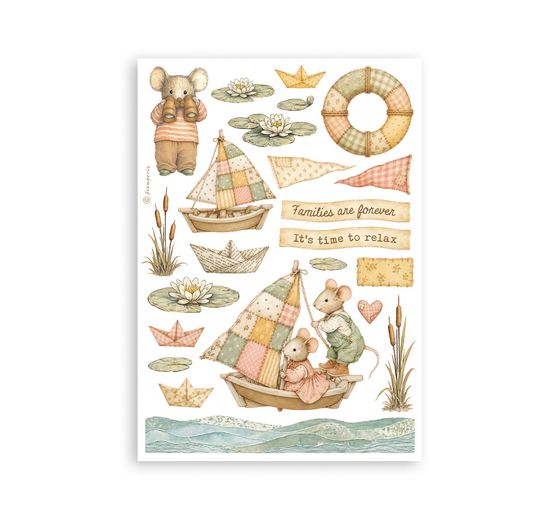Washi pad Stamperia &laquo; Cozy Family &raquo;