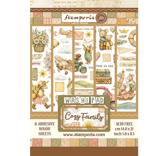 Washi pad Stamperia &laquo; Cozy Family &raquo;