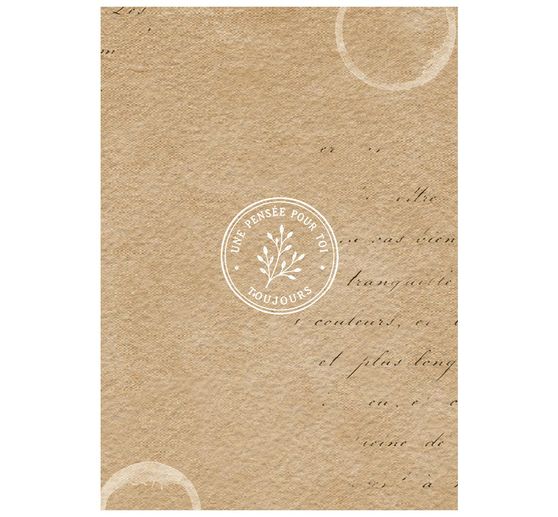 Stamperia Motif straw silk backgrounds "Flowers and Poems", DIN A6, set of 8