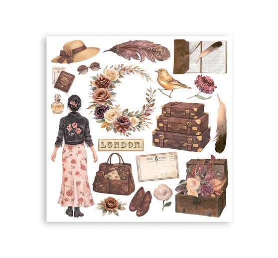Assortiment de Rub On Stamperia &laquo; Our Way &raquo;