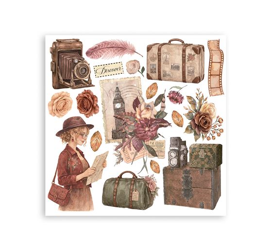 Assortiment de Rub On Stamperia &laquo; Our Way &raquo;