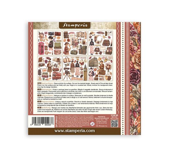 Assortiment de Rub On Stamperia &laquo; Our Way &raquo;