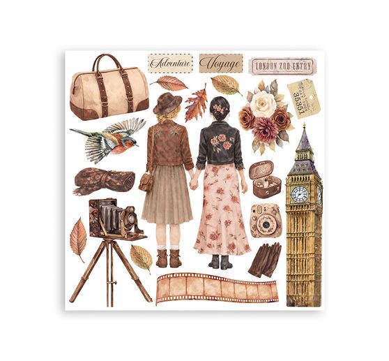 Assortiment de Rub On Stamperia &laquo; Our Way &raquo;