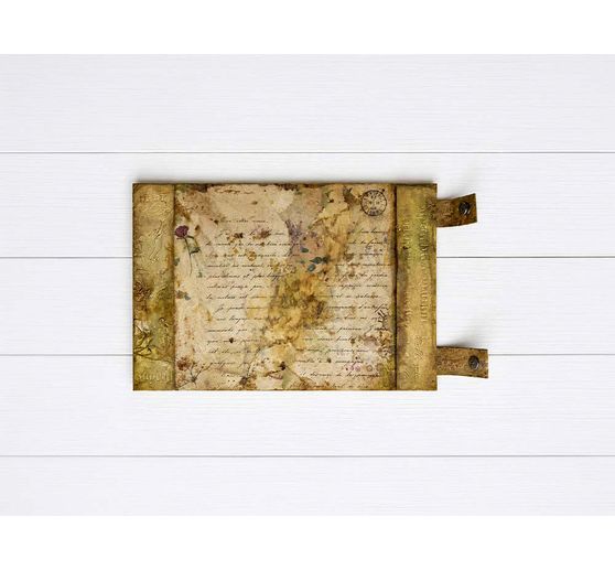 Stamperia Motif straw silk assortment "Flowers and Poems", DIN A4, set of 6
