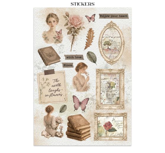 Stamperia Junk Journal Book "Flowers and Poems"
