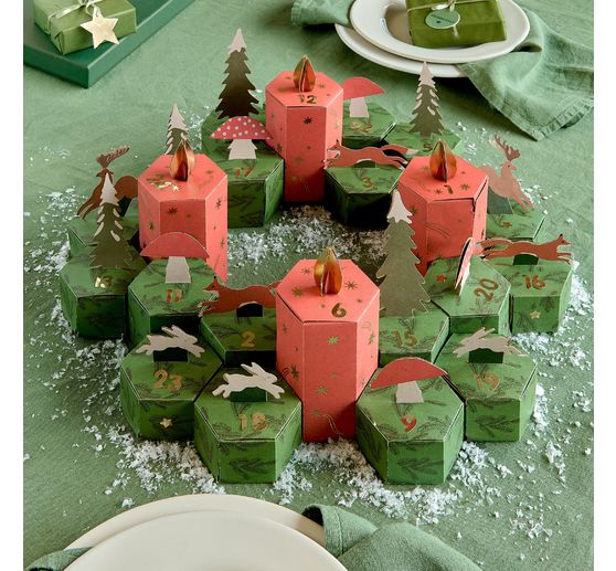 Advent calendar craft kit "Forest Animals"
