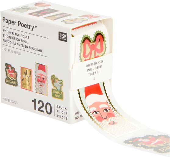 Stickers timbres postaux &laquo; l'Avent, l'Avent &raquo;