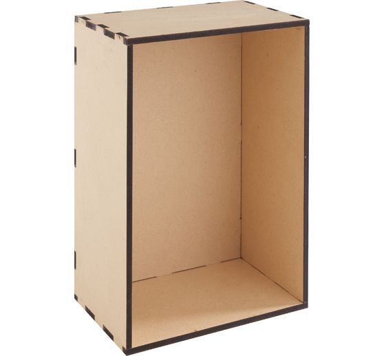 Bo&icirc;te en bois sans couvercle VBS, bois MDF