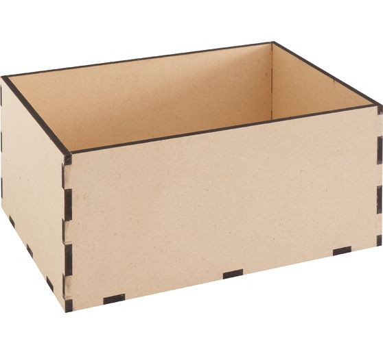 Bo&icirc;te en bois sans couvercle VBS, bois MDF