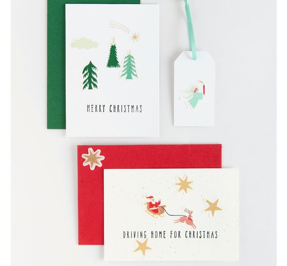 Stickers washi &laquo; For&ecirc;t d&rsquo;hiver &raquo;