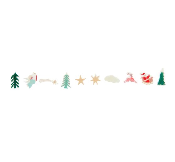 Stickers washi &laquo; For&ecirc;t d&rsquo;hiver &raquo;