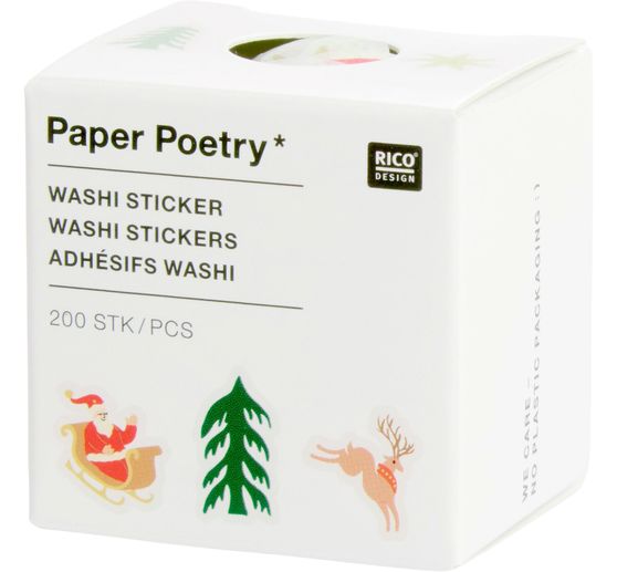 Stickers washi &laquo; For&ecirc;t d&rsquo;hiver &raquo;