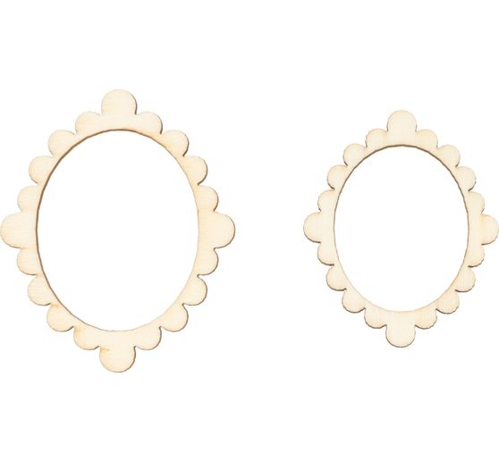 Mini decorative wooden frame