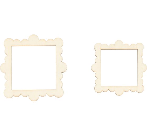 Mini decorative wooden frame
