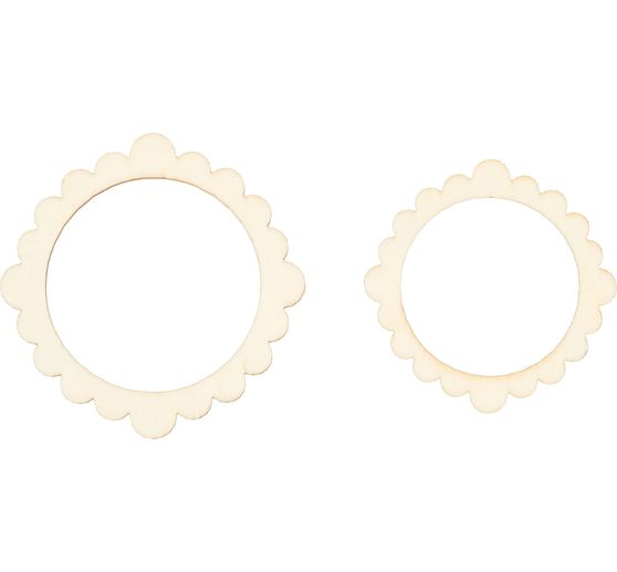 Mini decorative wooden frame