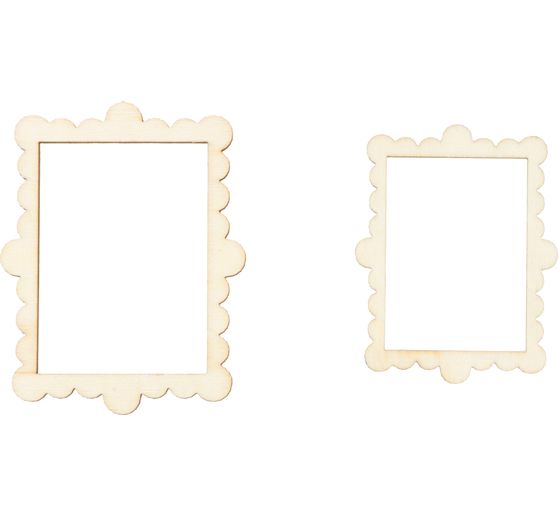Mini decorative wooden frame