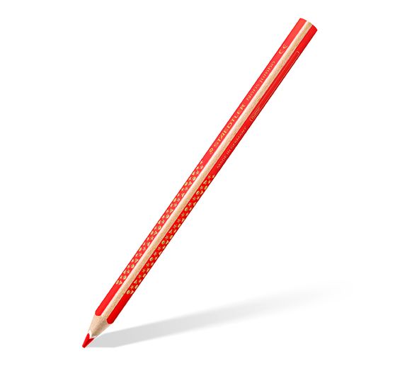 Crayons de couleur STAEDTLER &laquo; Noris Jumbo &raquo;, 10 couleurs + taille-crayon