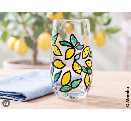 Set de marqueurs Marabu Porcelain & Glass, 10 x 3 mm