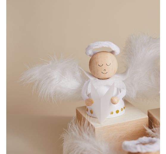 Kit cr&eacute;atif VBS &laquo; Anges en pots en terre cuite &raquo;