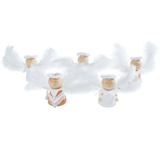 Kit cr&eacute;atif VBS &laquo; Anges en pots en terre cuite &raquo;