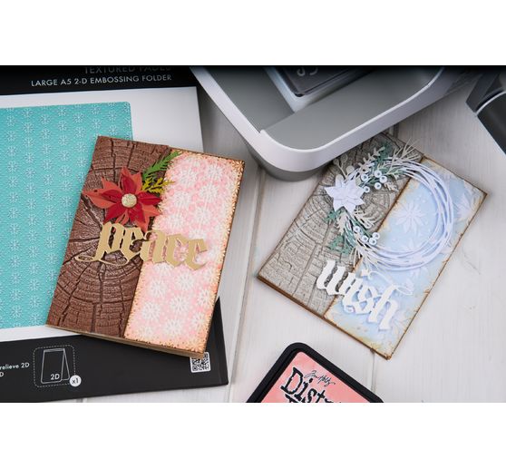 Gabarit d'embossage A5 &laquo; Snowflakes by Tim Holtz &raquo;
