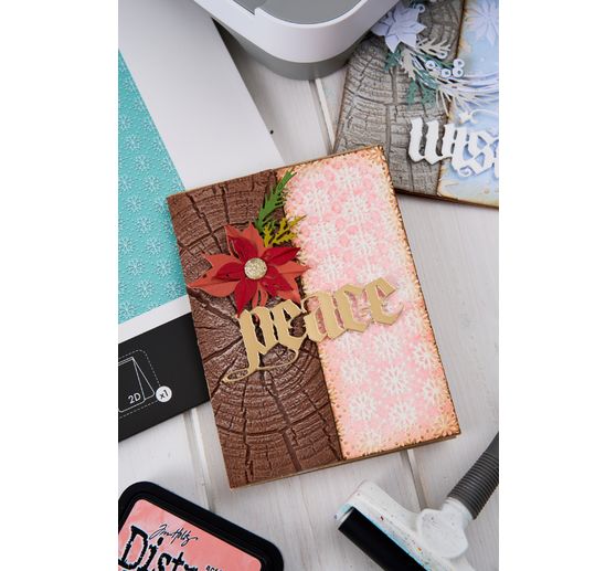 Gabarit d'embossage A5 &laquo; Snowflakes by Tim Holtz &raquo;