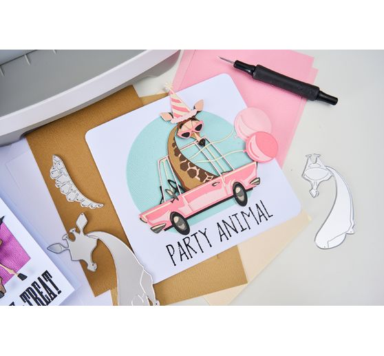 Gabarit d'estampe Sizzix Thinlits &laquo; Gertrude - Mini Colorize by Tim Holtz &raquo;